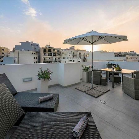 Stunning Penthouse Roof Terrace & Communal Swimming Pool Apartment St. Paul's Bay Exterior photo